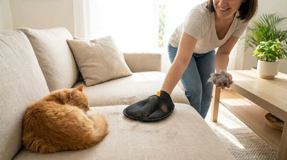 AlchemyPaw™ Magic Pet Hair Remover Glove – Reusable Fur Cleaner for Furniture, Carpet & Clothes AlchemyPaw