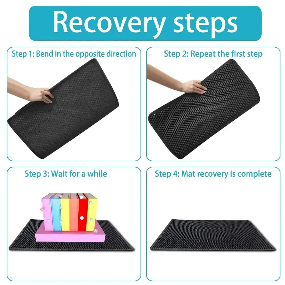 AlchemyPaw™ Mess-Free Honeycomb Litter Trapping Mat