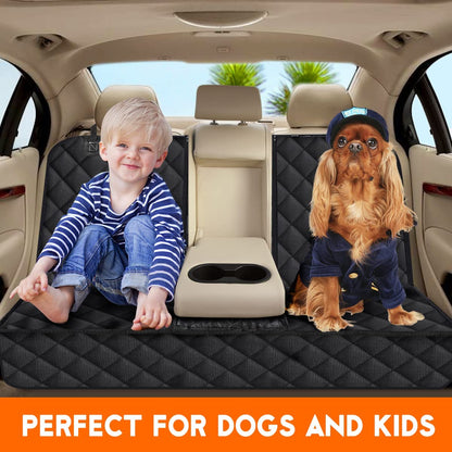AlchemyPaw™ Waterproof Dog Car Seat Cover – Non-Slip Back Seat Protector for Cars & SUVs