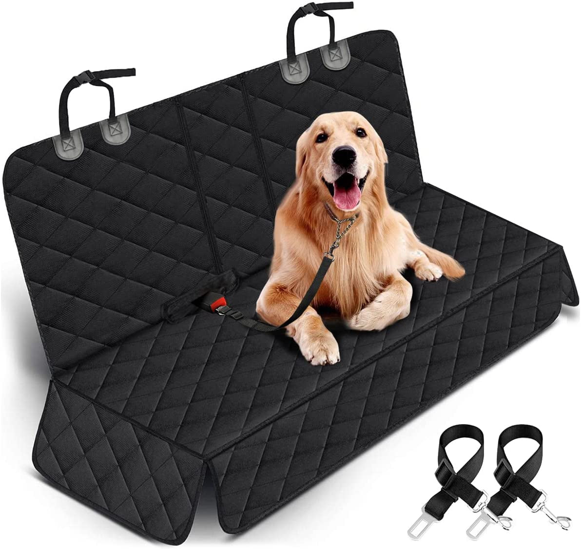 AlchemyPaw™ Waterproof Dog Car Seat Cover – Non-Slip Back Seat Protector for Cars & SUVs