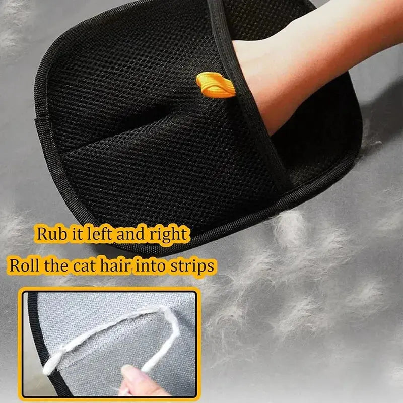 AlchemyPaw™ Magic Pet Hair Remover Glove – Reusable Fur Cleaner for Furniture, Carpet & Clothes