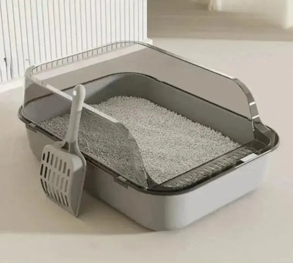 AlchemyPaw™ Mess-Free High-Side Cat Litter Box