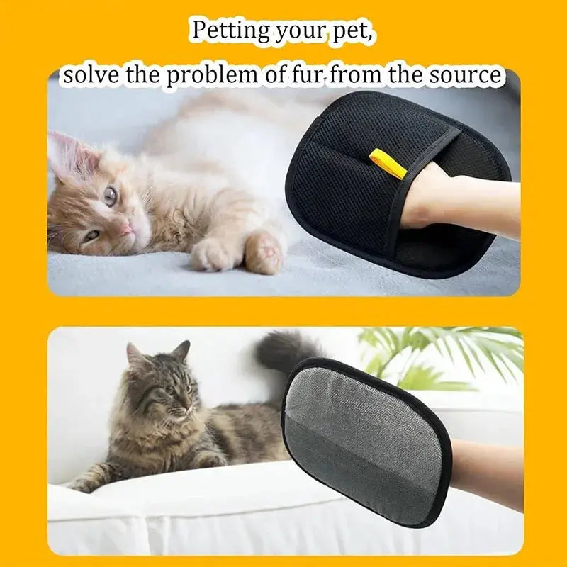 AlchemyPaw™ Magic Pet Hair Remover Glove – Reusable Fur Cleaner for Furniture, Carpet & Clothes