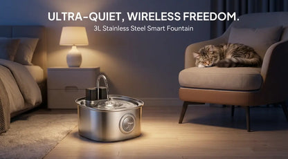 AlchemyPaw™ Automatic Pet Water Fountain – Keeps Water Fresh & Encourages Healthy Hydration AlchemyPaw