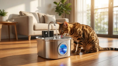AlchemyPaw™ Automatic Pet Water Fountain – Keeps Water Fresh & Encourages Healthy Hydration AlchemyPaw